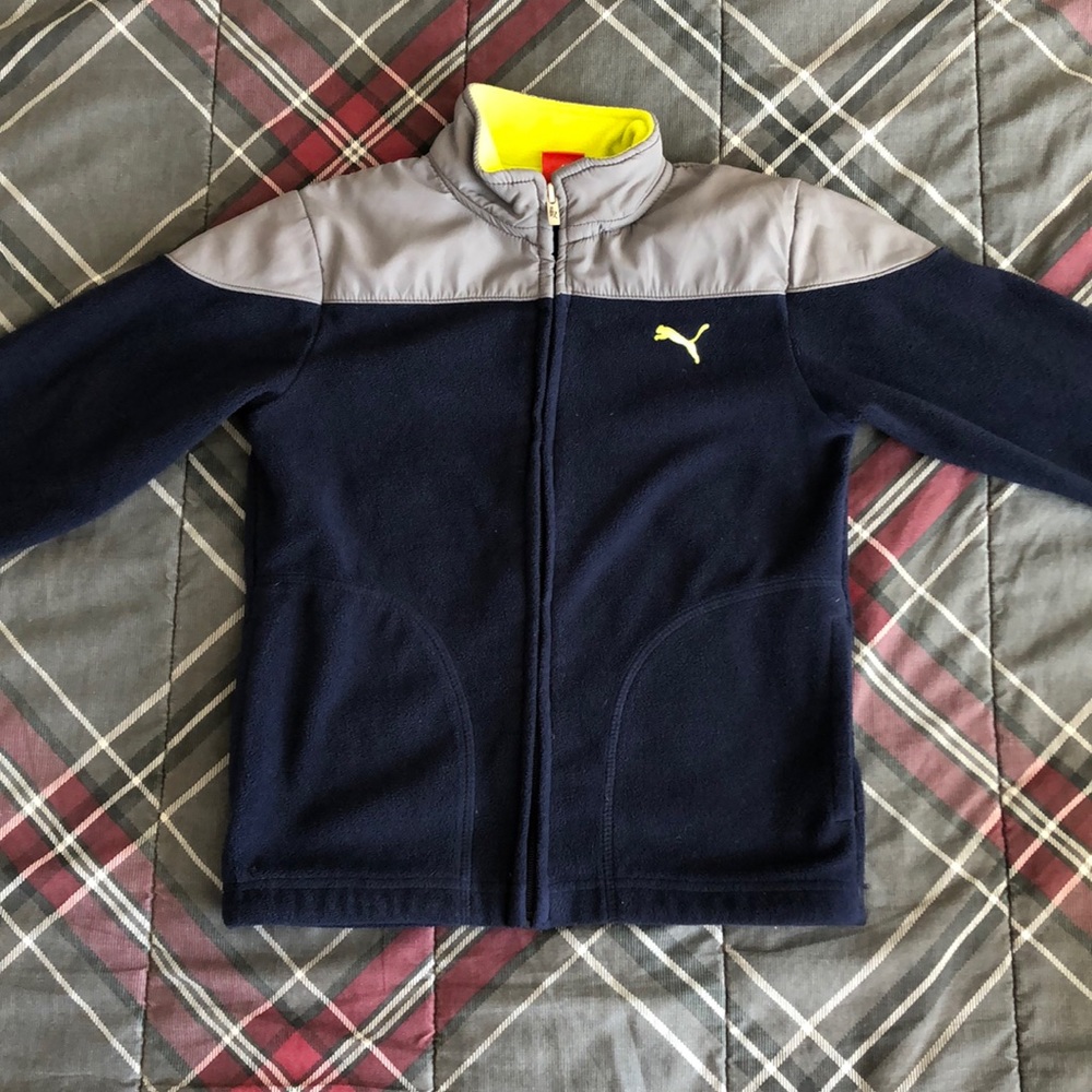 Puma Boys Zip up Sweater